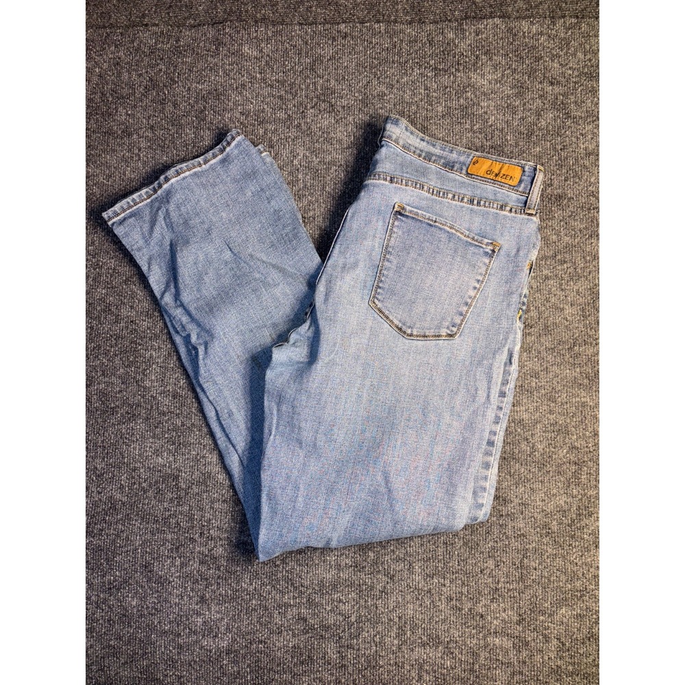 DENIZEN from Levi's Jeans Women 18M Blue Denim Stretch Faded Straight Leg Preppy